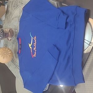 PAUL & SHARK YACHTING MEN'S CREW NECK LOGO PULLOVER MEDIUM LIKE NEW